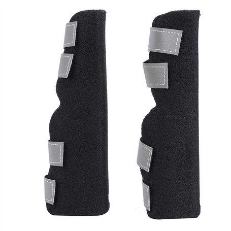 2Pcs Chien Arrière Jambes Bretelles Canine Arrière Jarret Manches Joint Wraps avec des Sangles Réfléchissantes De Sécurité pour