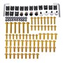 CNC Kit complet de boulons universels en aluminium usiné par machine-outil à commande pour carrosserie de moto Suzuki