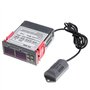DollaTek Contrôleur d'humidité de la température 220 V 2 relais STC-3028 avec sonde de capteur d'humidité de la température Cont