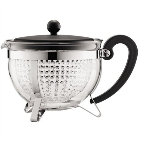BODUM CHAMBORD Théiere filtre en acrylique 1.3 l Noir