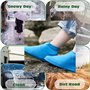 Wxinsheng Couvre Chaussures,4 Paires Taille 34-47 Réutilisables Couvre Chaussure Impermeable,Chaussures Imperméables Latex,pour