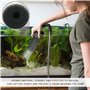 ZBHDEYG Lot de 10 éponges filtrantes noires en coton pour aquarium