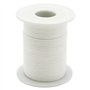 Rouleau de 61 m de mèche de bougie - Mèche ronde tressée en coton pour bougies - Sans fumée - Pour la fabrication de bougies par