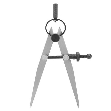 Hztyyier Compas en Cuir Ajustables Creaser à Aile de séparation en Acier verrouillable Outil de diviseur de Ligne rotative Leath