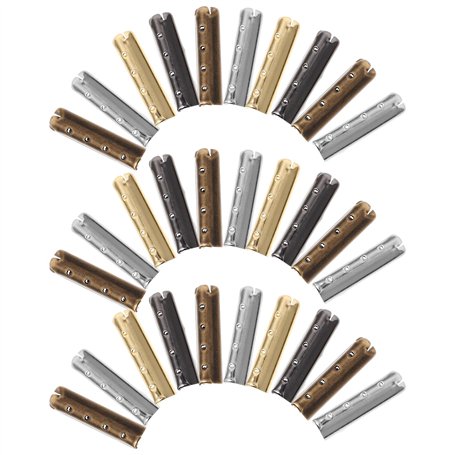 Healifty Lot de 80 pointes en métal pour lacets