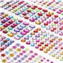 1200+ PCS Gem Strass Autocollants