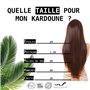 Kardoune Authentique d'Algérie (2M) + Fiche tutoriel: Ne s’effiloche pas ruban traditionnel pour lisser les cheveux naturellemen