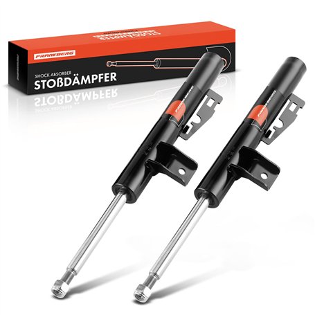 Frankberg Lot de 2 Amortisseurs pour Auto Avant Gauche et Droit compatibles avec Fortwo Cabrio 451 Cabriolet 1.0L-1.0L 2007 Fort