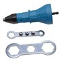 Adaptateur de perceuse électrique sans fil pour pistolet à rivet électrique - Adaptateur d'écrou à riveter - Accessoires pour ou