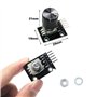 Lot de 6 modules d'encodeur rotatif à 360 degrés KY-040 - Potentiomètre - Sortie d'impulsion numérique - Blocs de construction é