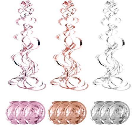 18pcs Suspendus décorations de fête de Tourbillon