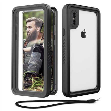 Beeasy Coque pour iPhone X/XS Etanche Antichoc