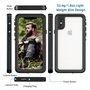 Beeasy Coque pour iPhone X/XS Etanche Antichoc, IP68 Imperméable 360 Intégrale Protection Etui avec Protecteur d'Écran, Waterpro