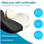 BBWELL Coussin Coccyx,Coussin Chaise Bureau Orthopédique en Mousse à Mémoire de Forme,Assise pour Soulager la Douleur Sciatique,