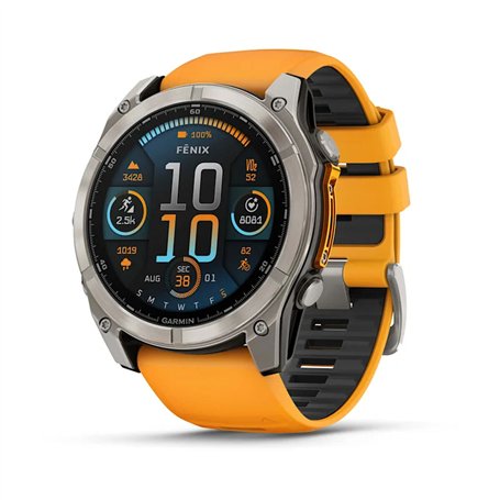 Montre intelligente GARMIN 010-02905-11 Noir Orange Titane 1