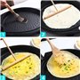 LuLiyLdJ 3 pièces en bois en forme de T bâton de crêpe épandeur de crêpes outil de cuisine bricolage
