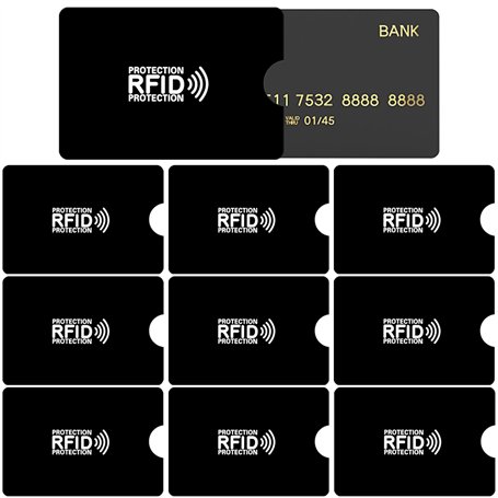 10 Pièces Protection Carte Bancaire