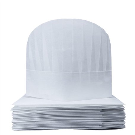 20 Pièce Chapeau de Chef de Cuisine Réglable Toque de Chef Unisex Chapeau de Travail pour Restaurants