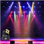 50W RGBWA/UV 6 en 1 Professional Mini Moving Head Éclairage de scène pour DJ Disco Restaurant Club Mariage Home Party