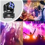 50W RGBWA/UV 6 en 1 Professional Mini Moving Head Éclairage de scène pour DJ Disco Restaurant Club Mariage Home Party
