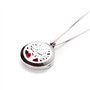 Aromathérapie Huile Essentielle Diffuseur Pendentif Arbre de Vie en Acier Inoxydable Collier Pendentif Parfum Cadeau de Noël Bij