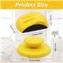 Druuzyl Blocs de Ponçage Manuels de 125 mm Avec Velcro 5 Inches - Bloc de Ponçage Manuel Rond et en Forme de Souris Pour la Rest