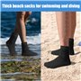 mizikuu Chaussettes en Néoprène 3 mm, 44-46 Antidérapantes Chaussettes de Plongée Chaussette en Combinaison pour Tuba et Sports