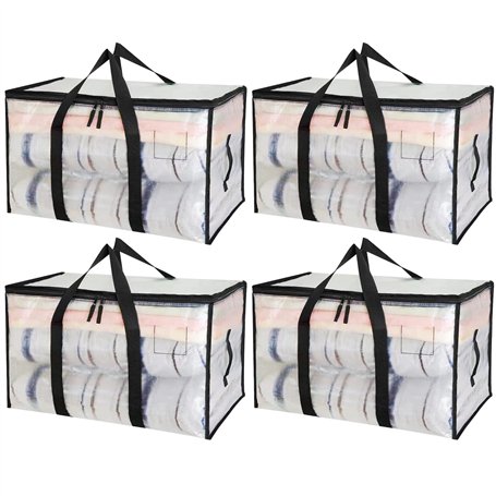 Zhufas 4 pièces 90L Grand Rangement Vetement