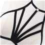 Harnais de Corps pour Femmes,2 PCS Bandage Corset Push Bra Chaud Femme Chic Sexy Lingerie Sexy Réglable Soutien-Gorge sans évide
