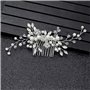 Mariée Peigne Femme Perle Bijoux Bijoux Cheveux Mariée Peigne Mariage Élégant Bijoux de tête
