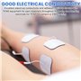 Sporgo Lot de 40 électrodes Tens : 50 x 50 mm Coussinets autocollants de rechange pour appareil Tens pour traitement de la doule