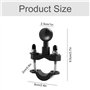 Moto Boule Support Telephone U-Boulons - Adaptateur Bille Base Compatible de Téléphone pour Vélo et Rotule Mount avec Supports R