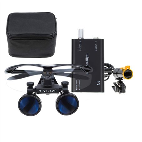 Mike Dental DY-007 Loupes jumelles à distance de travail Noir 3