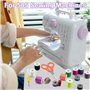 Base Machine à Coudre électrique Manuelle Pour Débutants Outil DIY Accessoire Cadeau, 12 Motifs de Couture Automatique Vitesse R