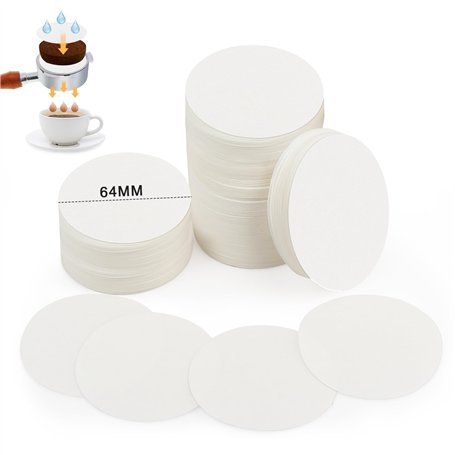500pcs Filtre a Cafe Papier 64 mm