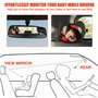 Miroir Bebe Voiture, Miroir Voiture Bébé Universel, Retroviseur Siege Voiture Bébé 360° Rotation Réglables, Rétroviseur de Sécur