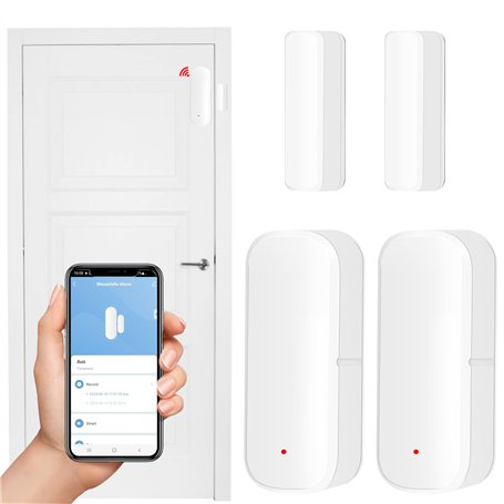 WIYETY Lot de 2 capteurs de porte WiFi
