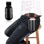 LHKJ Beer Holster Universal PU Étui en Cuir Bouteilles de Bière Bolster, pour Les Bouteilles de Bière Standard et Boîtes(Noir)
