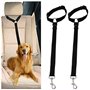 Ceinture de Sécurité pour Chien Voiture Sangle Réglable Ceinture