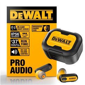 DEWALT Véritables écouteurs sans Fil avec étui de Chargement