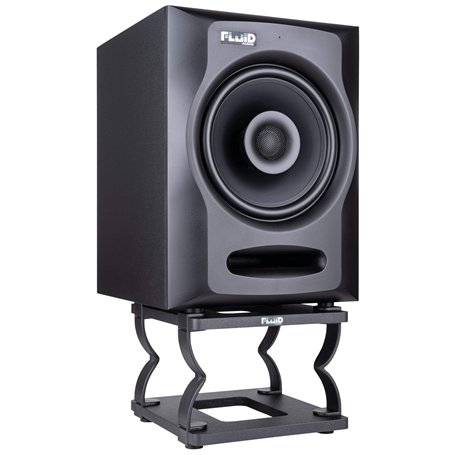 Fluid Audio DS8 Support de moniteur Support de haut-parleur pour moniteurs de studio (réglable en hauteur
