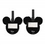 Mickey M Disney Mickey & Minnie Mouse Black and Red 2 Piece Luggage Tags VT700349L.PH, Multicolor