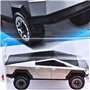 Hot Wheels Tesla Cybertruck - HW Rolling Metal 4/5 - HTB55 - Carte courte - ZAMAC - Mattel 2024 - 1:64