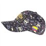 Casquette El Patron Noire et Dorée Strass Streetwear Colombia Medellin Baseball - Mixte