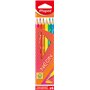 Maped - 6 Crayons de couleur NEON - Coloriage Effet Néon - Boîte de 6 Crayons NEON