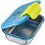 MAPED Picnik - Boîte Repas Inox 900ml Raton Laveur - Ouverture Facile avec Clip Fluo - Hermétique et Durable - Base Inox - Netto