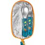 Maped - Couverts Enfant avec Étui Jungle Fever - Cuillère et Fourchette Ergonomiques - Prise en Main Facile - Passe au Lave-Vais