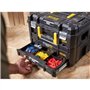 Kit 2 Mallettes PRO-STACK - STANLEY FATMAX - FMST1-71981 - 2 poignées - 2 tiroirs - 21,5 L