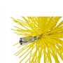 RUECAB - Hérisson de ramonage, brosse ramonage - Avec anneau de filetage femelle standard de M12mm - Poils synthétiques - Convie