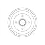 TRW DB4308MR Tambour de Frein